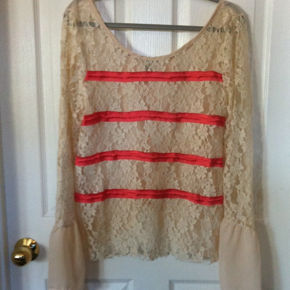 BKE sheer top